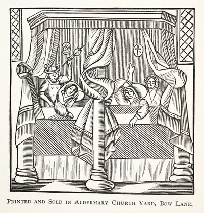 Dreams and Moles, illustration fra Chap-books of the Eighteenth Century af John Ashton, pub. 1882 af English School
