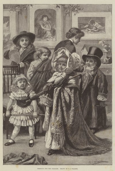 Dressing for the Charade (gravering) af English School