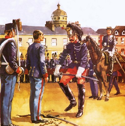 Dreyfus bliver offentligt ydmyget af English School