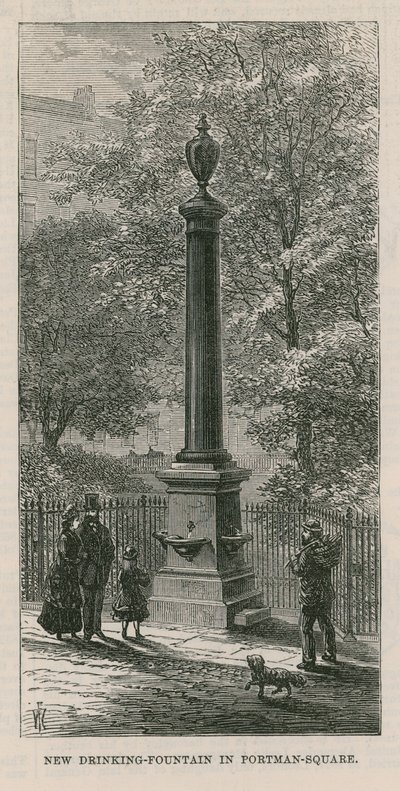 Drikkefontæne på Portman Square af English School