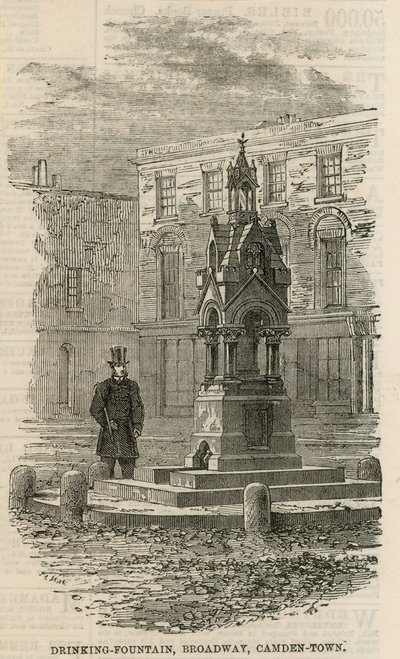Drikkefontæne på Broadway i Camden Town af English School
