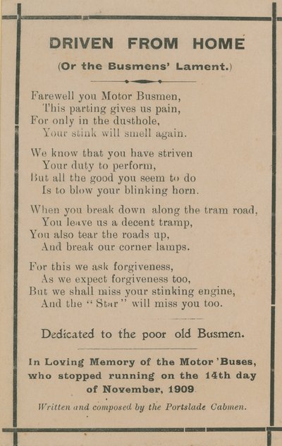 Von zu Hause vertrieben von English School