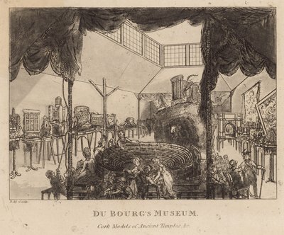 Du Bougs Museum, korkmodeller af antikke templer af English School