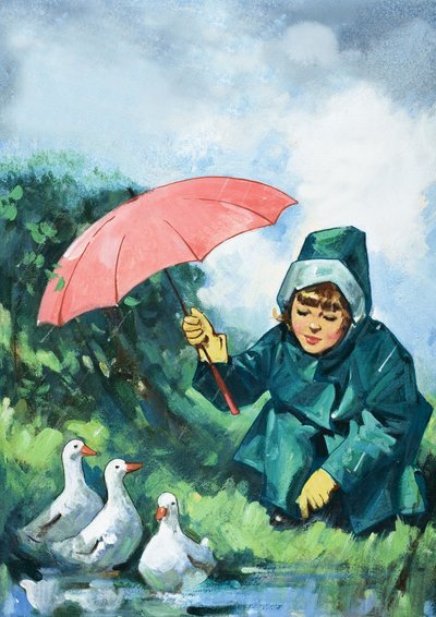 Enten im Regen von English School
