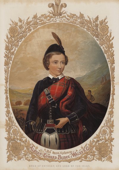 Hertug af Rothsay og øernes herre (farve litho) af English School