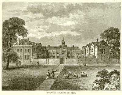 Dulwich College i 1790 af English School
