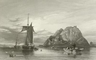 Dumbarton Castle af English School