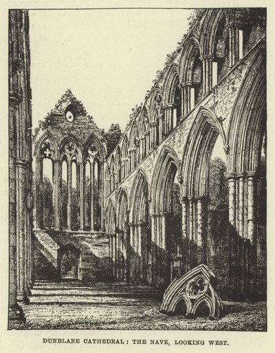 Dunblane Cathedral, Nave, ser mod vest af English School