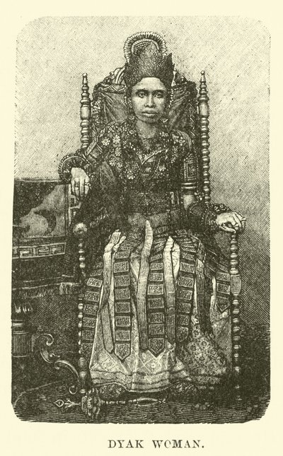 Dyak kvinde af English School