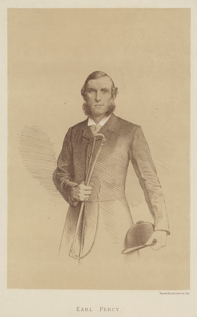 Jarl Percy, hertug af Northumberland (litho) af English School