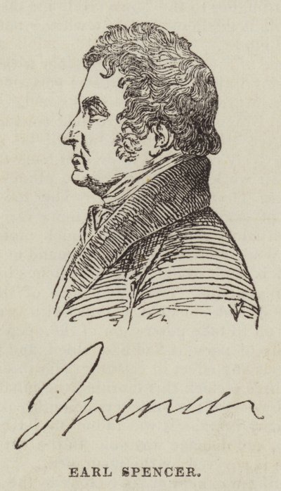 Earl Spencer (gravering) af English School