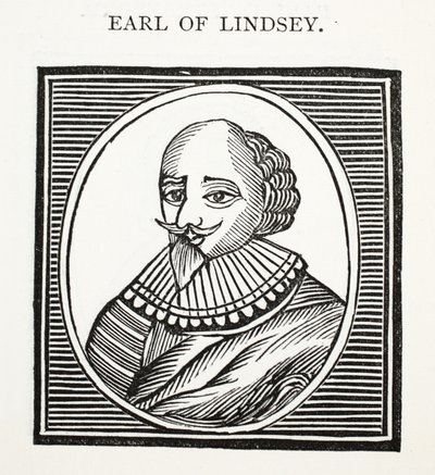Earl of Lindsey, illustration fra Chap-books of the Eighteenth Century af John Ashton, pub. 1882 af English School