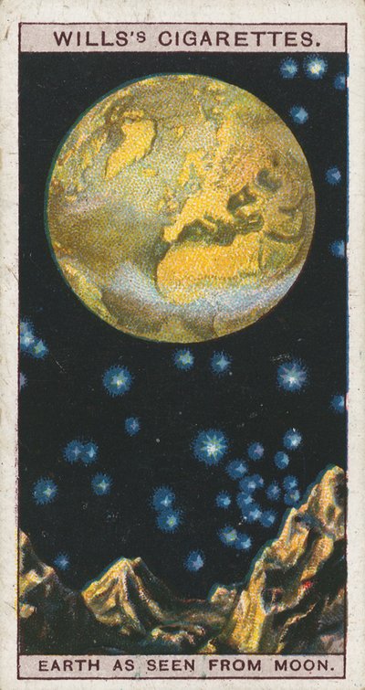 Jorden set fra månen af English School