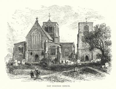 East Dereham Church (gravering) af English School