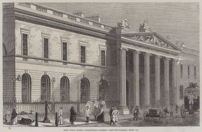 East India House, Leadenhall-Street (gravering) af English School