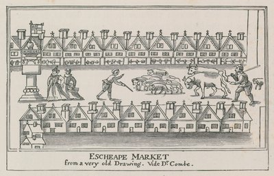 Eastcheap, omkring 1598 af English School