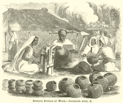 Eastern Potters at Work, Jeremiah, xviii, 2 af English School