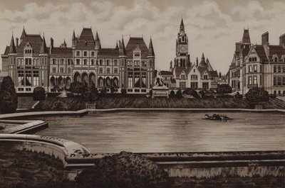 Eaton Hall, østfronten af English School