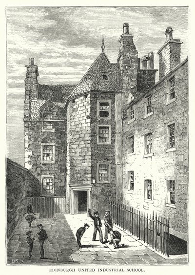 Edinburgh United Industrial School (gravering) af English School