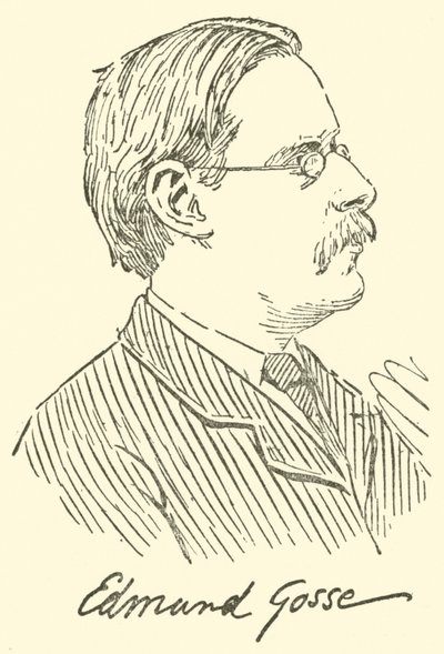 Edmund Gosse (kobberstik) af English School