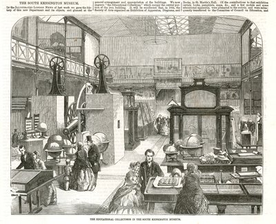 Uddannelsesmæssige samlinger på South Kensington Museum af English School