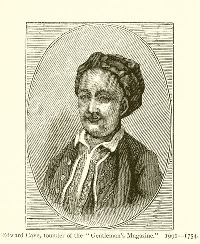 Edward Cave, grundlægger af Gentlemans Magazine af English School