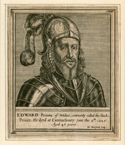 Edward Prince of Wales af English School