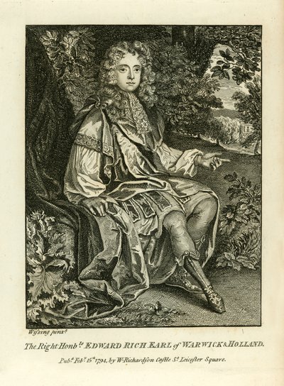 Edward Rich, Earl of Warwick und Holland von English School