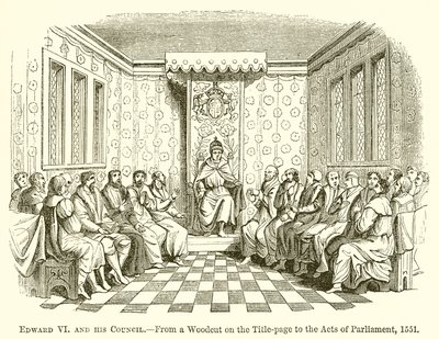 Edward VI og hans råd af English School