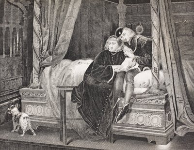 Edward V og Richard, hertug af York i tårnet, fra 