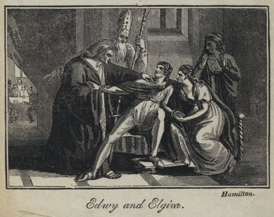 Edwy og Elgiva (gravering) af English School