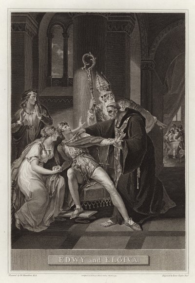 Edwy og Elgiva af English School