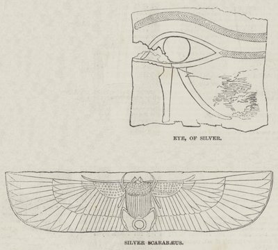Egyptiske antikviteter (gravering) af English School