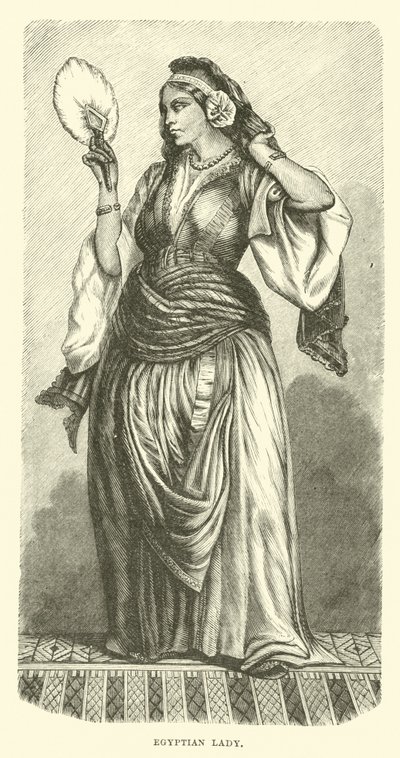 egyptisk dame af English School