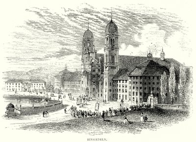 Einsiedeln (kobberstik) af English School