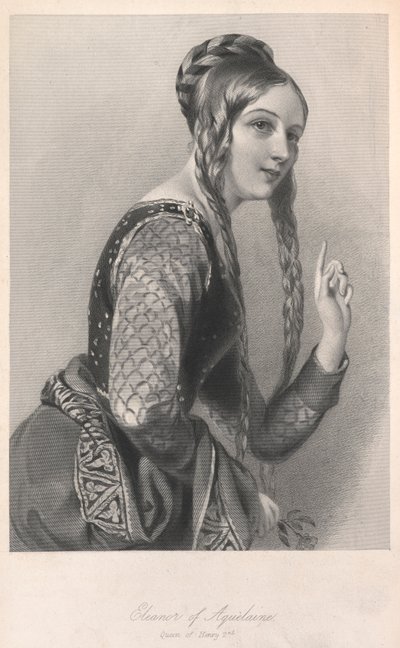 Eleanor af Aquitaine, illustration fra 