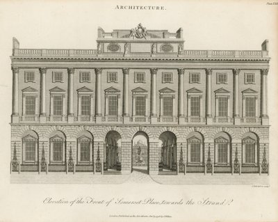 Forhøjning af fronten af Somerset Place af English School