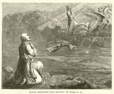Elias stiger op til himlen, II, Konger, ii af English School