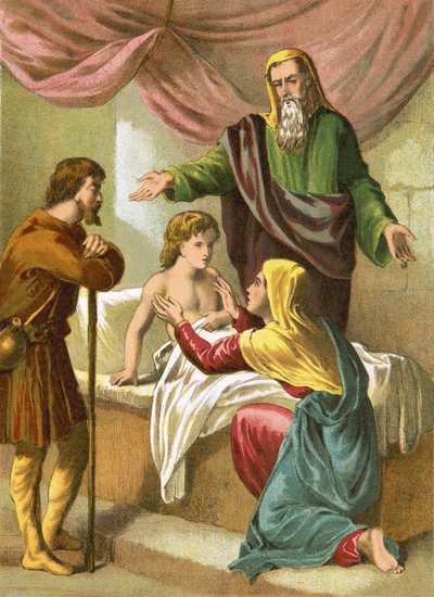 Elias opdrager enkens søn af English School