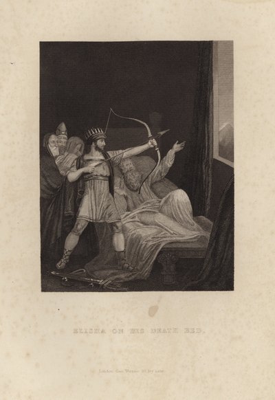 Elisha på sin dødsleje af English School