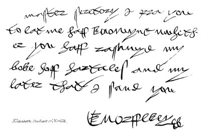 Elizabeth, hertuginde af Norfolk af English School