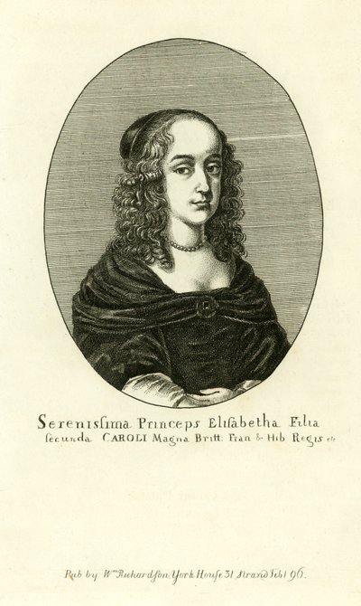 Elizabeth Stuart, anden datter af kong Charles I af English School