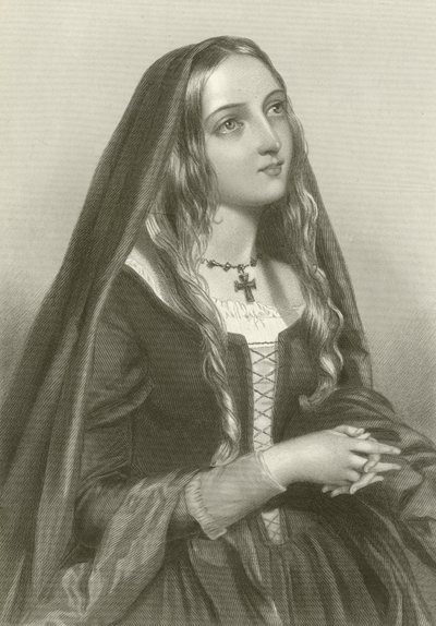 Elizabeth af Woodville, dronning af kong Edward IV af English School
