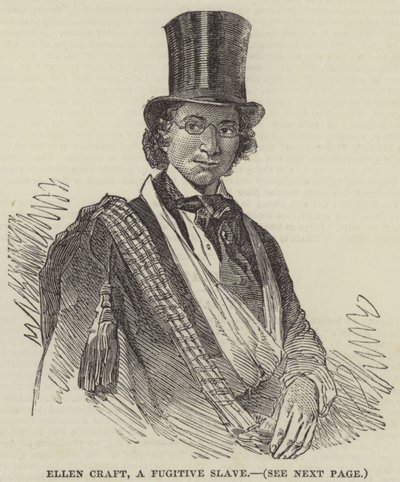 Ellen Craft, en flygtende slave af English School