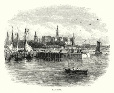 Helsingør (gravering) af English School