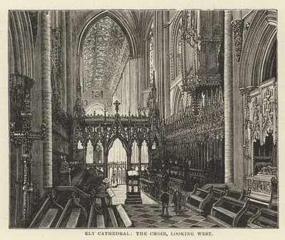 Ely Cathedral, koret, ser mod vest af English School