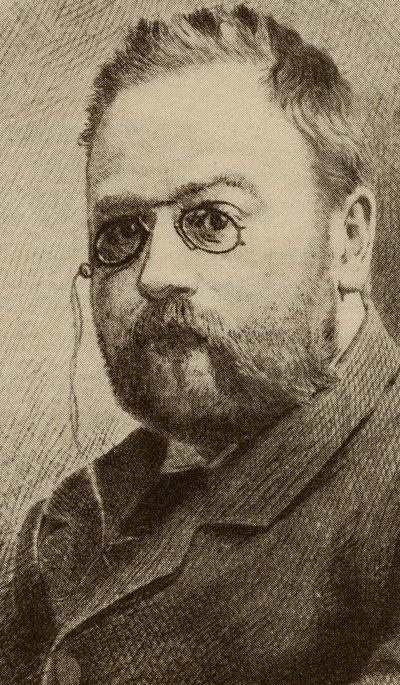 Emile Zola (1840-1902) af English School