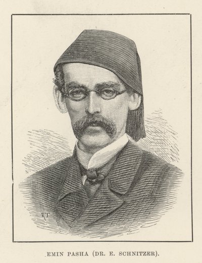 Emin Pasha (Dr. E. Schnitzer) (gravering) af English School
