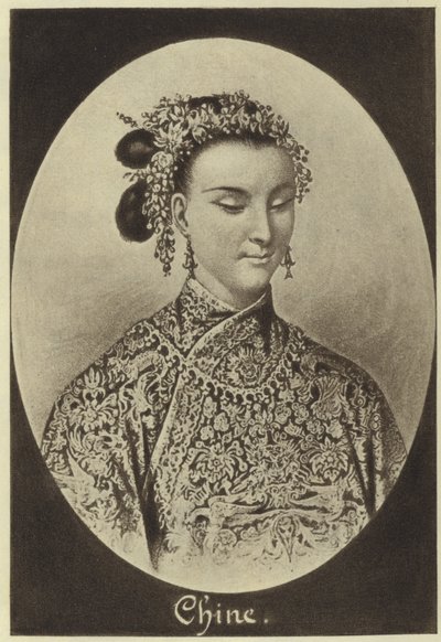 Enkekejserinde Cixi (fotogravure) af English School