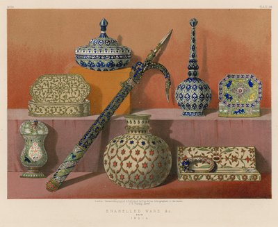 Emaljeret varer osv. fra Indien af English School